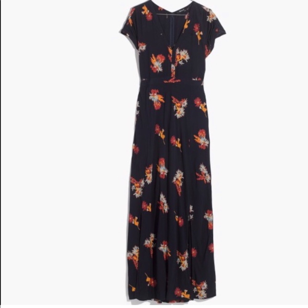 Madewell deep-v maxi in cactus flower NWT!